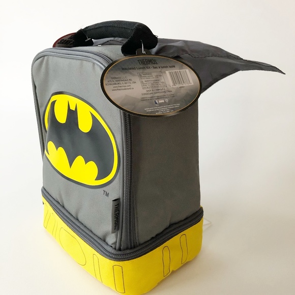 Thermos, Accessories, Nwt Thermos Batman With Cape Insulated Lunch Bag